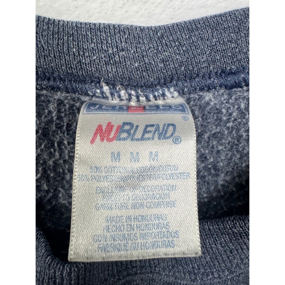 Vintage Jerzees NuBlend Indiana University Hoosiers Sweatshirt Navy Medium IU - Picture 2 of 7